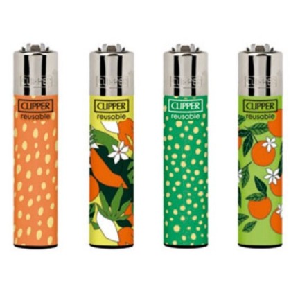 Briquet CLIPPER Micro Warm Flowers Bte 48