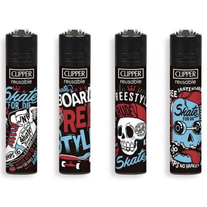 Briquet CLIPPER Micro Skate or Die Bte 48
