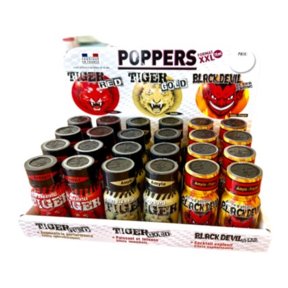 Présentoir 18 flacons Poppers xxl 15 ml 