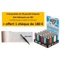 6 barquettes de BX7 + offert 1 chèque de 180 €