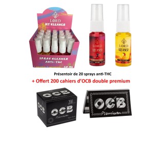 Présentoir 20 spray anti-THC 
