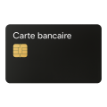 Carte bancaire avec montant au choix
