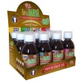 Présentoir 12 flacons bois bandé 200 ml