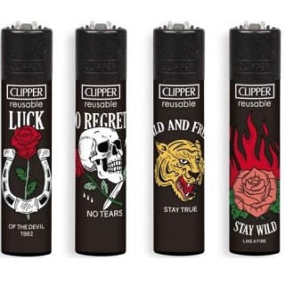 Briquet Clipper tatoo sentences