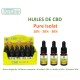 Présentoir de 18 flacons huile de CBD 