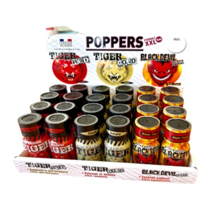 Présentoir 18 flacons Poppers xxl 15 ml 