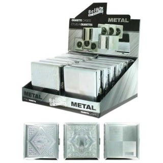 Etui à cigarettes chrome design x 12