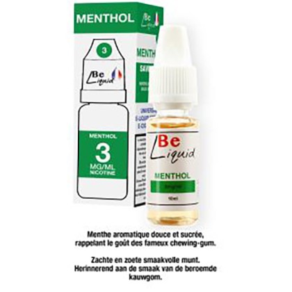 Liquide Menthol - Flacon de 10 ml