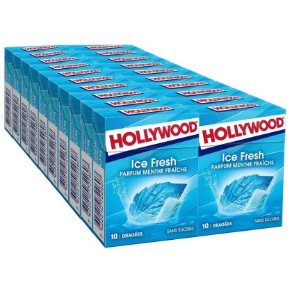 HOLLYWOOD Dragée ice fresh s/s Bte de 20 étuis