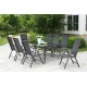 Rimini 8 salon de jardin aluminium 8 places