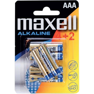 MAXELL LR03/4+2 gratuites
