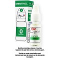 Liquide Menthol - Flacon de 10 ml