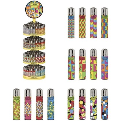 Briquet CLIPPER Grand Pierre Random Art X 192