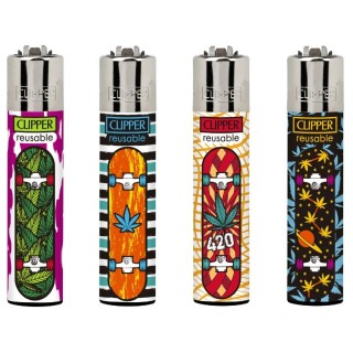 Briquet CLIPPER Weed Boarding Grand Pierre Bte 48